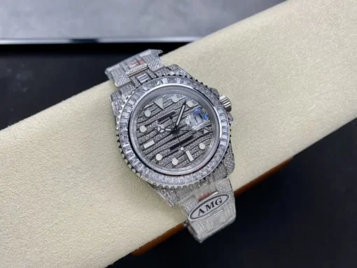 Super Clone Rolex GMT-Master II 116769TBR 40mm Dial Diamond