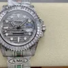 Rolex Super Clone GMT-Master II 116769TBR 40mm Green Diamonds Bracelet