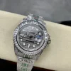 Super Clone Rolex GMT-Master II 116769TBR 40mm Green Diamonds Bracelet