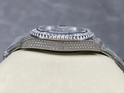 Best Fake Rolex GMT-Master II 116769TBR 40mm Green Diamonds Bracelet