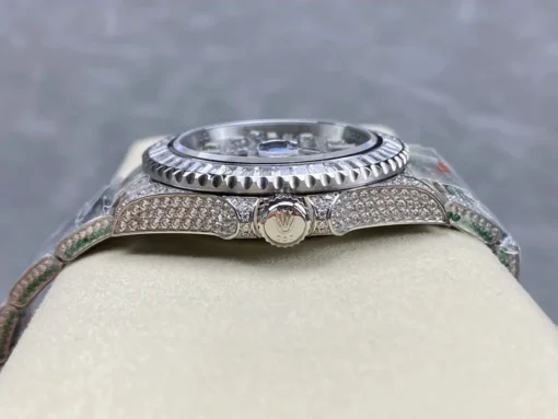 Best Replica Rolex GMT-Master II 116769TBR 40mm Green Diamonds Bracelet