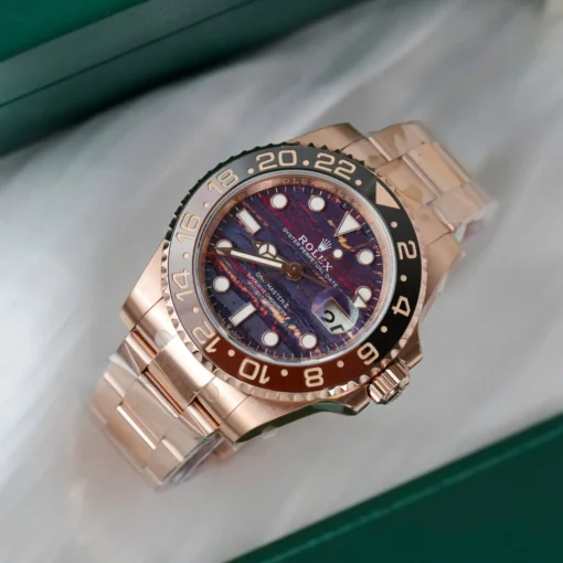 Fake Rolex GMT-Master II 40 mm 126715CHNR Tiger Iron Dial