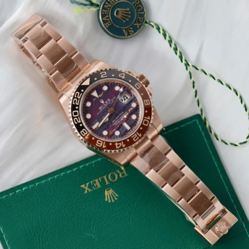 Super Clone Rolex GMT-Master II 40 mm 126715CHNR Tiger Iron Dial