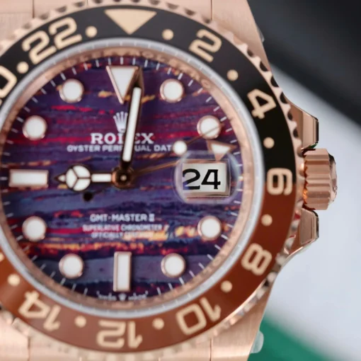 Best Fake Rolex GMT-Master II 40 mm 126715CHNR Tiger Iron Dial
