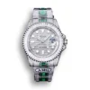 Replica Rolex GMT-Master II 40mm 116769TBR Green Diamonds Bracelet