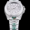 Fake Rolex GMT-Master II 40mm 116769TBR Green Diamonds Bracelet