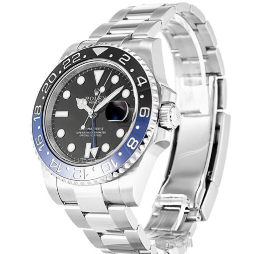 Fake Rolex GMT-Master II 40mm Black Dial 116710BLNR “Batman”