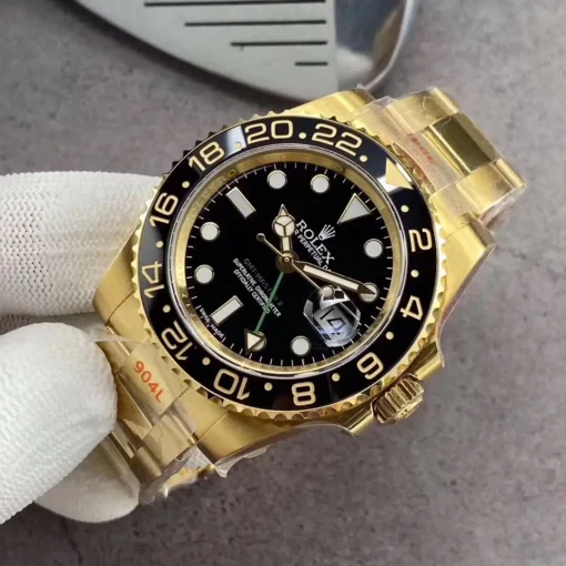 Rolex Replica GMT-Master II 40mm Black Dial 126710BLRO-0001