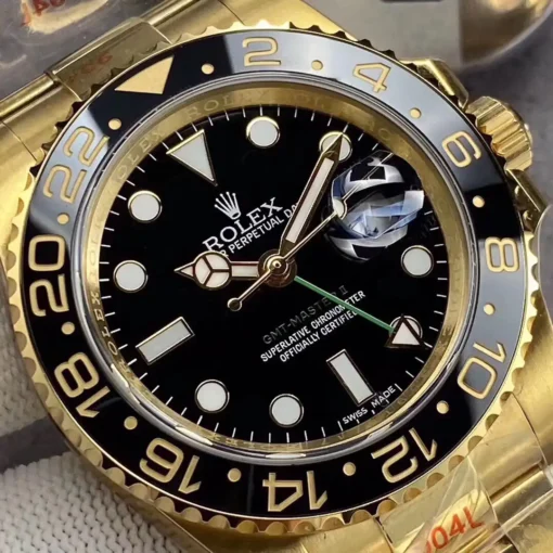 Super Clone Rolex GMT-Master II 40mm Black Dial 126710BLRO-0001