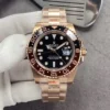 Rolex Super Clone GMT-Master II 40mm Black Dial 126710BLRO-0001 Rose Gold