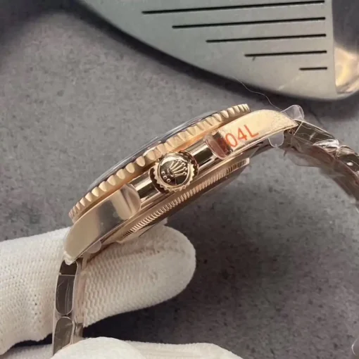 Best Fake Rolex GMT-Master II 40mm Black Dial 126710BLRO-0001 Rose Gold
