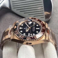 Best Replica Rolex GMT-Master II 40mm Black Dial 126710BLRO-0001 Rose Gold
