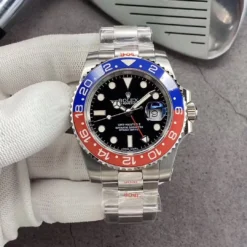 Rolex Super Clone GMT-Master II 40mm Black Dial 126710BLRO “Pepsi” Oyster