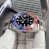 Replica Rolex GMT-Master II 40mm Black Dial 126710BLRO “Pepsi” Oyster Texture Close-Up