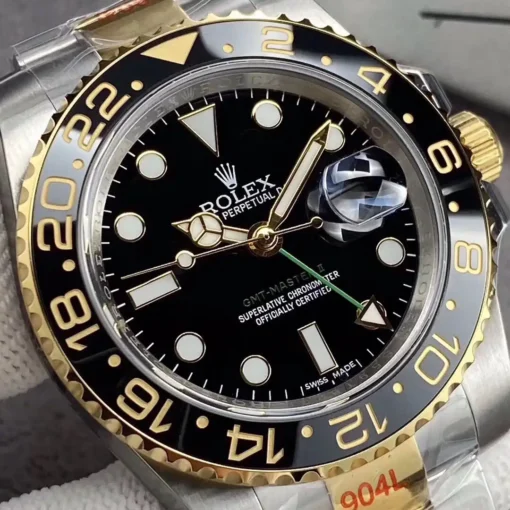 Super Clone Rolex GMT-Master II 40mm Dial Black 126710BLRO-0001