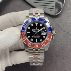 Rolex Super Clone GMT-Master II 40mm Dial Black 126710BLRO Jubilee “Pepsi”