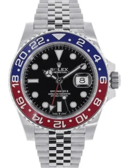 Best Super Clone Rolex GMT-Master II 40mm Black Dial 126710BLRO “Pepsi” Oyster