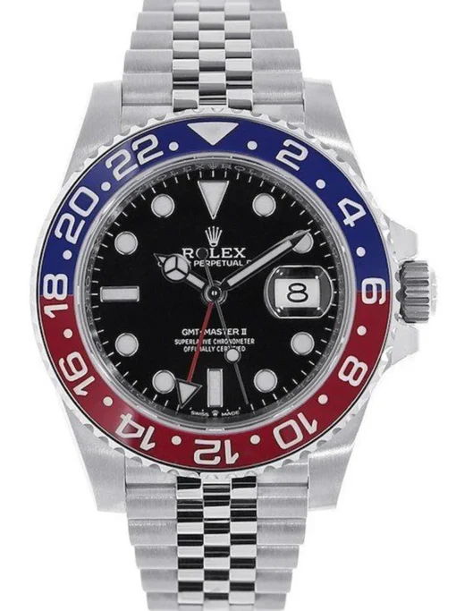 Best Super Clone Rolex GMT-Master II 40mm Black Dial 126710BLRO “Pepsi” Oyster