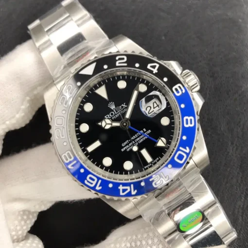 Fake Rolex GMT-Master II 40mm Dial Black Oyster 126710
