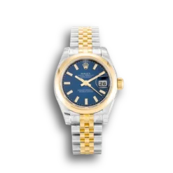 Replica Rolex Lady-Datejust 179163 26mm Blue Dial
