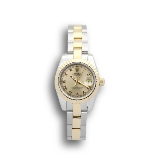Replica Rolex Lady-Datejust 179163 26mm Yellow Gold Dial