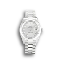 Replica Rolex Lady-Datejust 179166 26mm Silver Dial