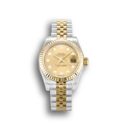 Replica Rolex Lady-Datejust 179173 26mm Champagne Dial