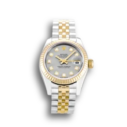 Replica Rolex Lady-Datejust 179173 26mm Silver Dial Two Tone