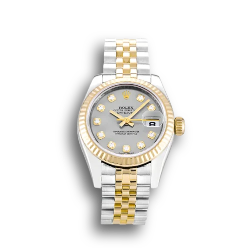 Replica Rolex Lady-Datejust 179173 26mm Silver Dial Two Tone