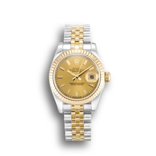 Replica Rolex Lady-Datejust 179173 Champagne Dial 26mm