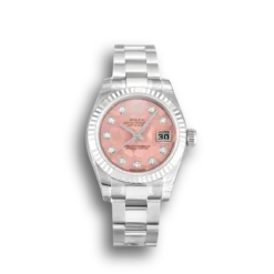 Replica Rolex Lady-Datejust 179174 26mm Gold Dust Pink Dial