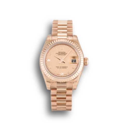 Replica Rolex Lady-Datejust 179175F 26mm Goldust Mother of Pearl Dial