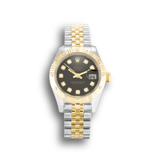 Replica Rolex Lady-Datejust 179313 26mm Black Dial