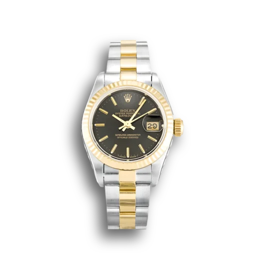 Replica Rolex Lady-Datejust 69173 26mm Black Dial