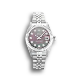 Replica Rolex Lady-Datejust 79174 26mm Black Mother of Pearl Dial