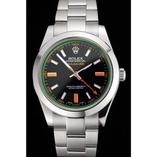 Rolex Super Clone Milgauss 41mm Black Dial REP016836