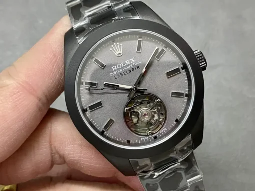 Fake Rolex Milgauss Label Noir Oyster Tourbillon 116400