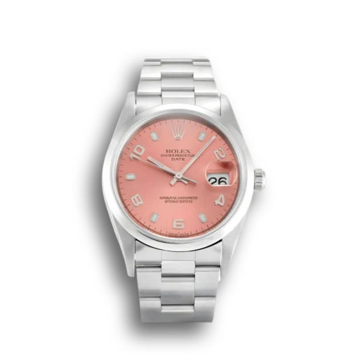 Replica Rolex Oyster Perpetual 34mm Dial Salmon 15200