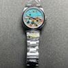Replica Rolex Oyster Perpetual 36 mm Turquoise Dial 126000 Face Detail