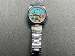 Rolex Super Clone Oyster Perpetual 36 mm Turquoise Dial 126000