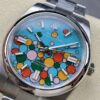 Fake Rolex Oyster Perpetual 41 mm Turquoise Dial 124300