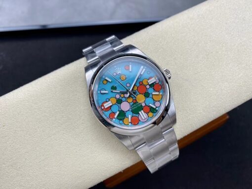 Super Clone Rolex Oyster Perpetual 41 mm Turquoise Dial 124300