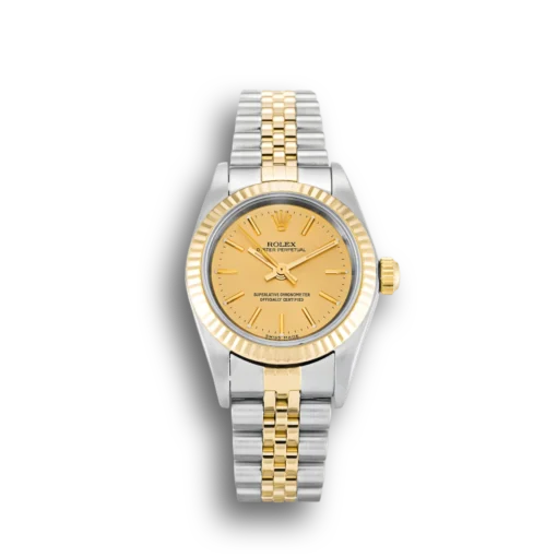 Replica Rolex Oyster Perpetual Lady 24mm Dial Gold 76193