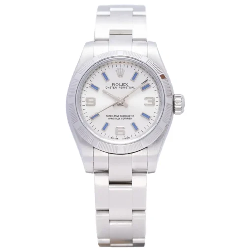 Rolex Super Clone Oyster Perpetual Lady 26mm Dial Silver 176210