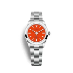 Replica Rolex Oyster Perpetual Lady 31mm Dial Coral Red 277200