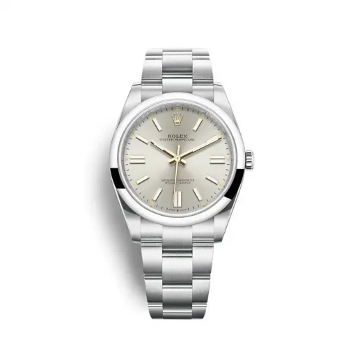 Replica Rolex Oyster Perpetual Lady 41mm Dial Silver 124300
