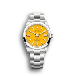 Replica Rolex Oyster Perpetual Lady 41mm Dial Yellow 124300