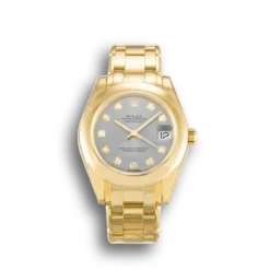 Replica Rolex Pearlmaster 31mm Dial Silver 81208