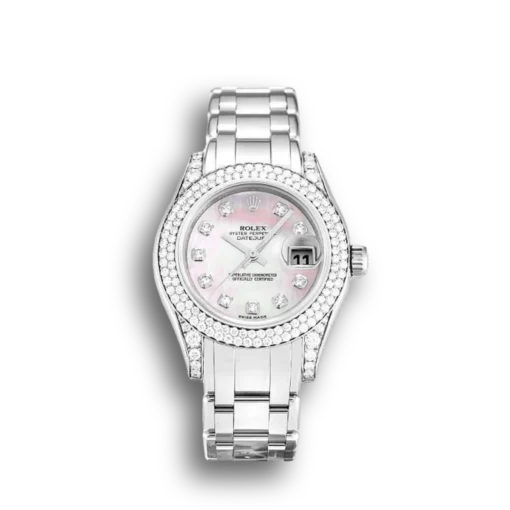 Replica Rolex Pearlmaster 36mm Dial Pink Mother of Pearl 80359
