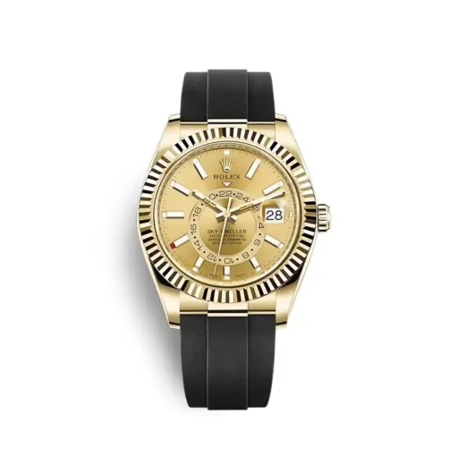 Replica Rolex Sky-Dweller 326238 42mm Champagne Dial